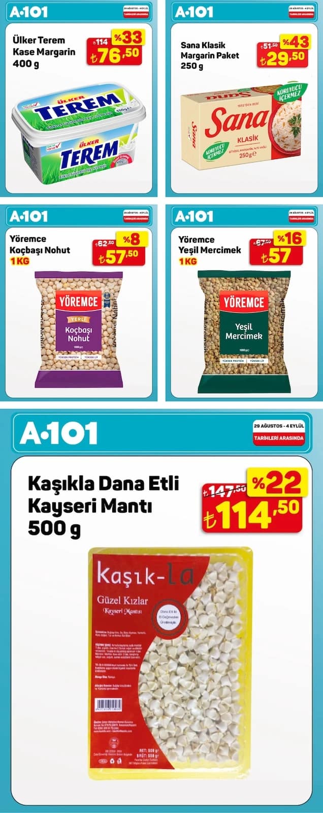 A-101 - Instagram Post'u 29 Ağustos - 04 Eylül 2026