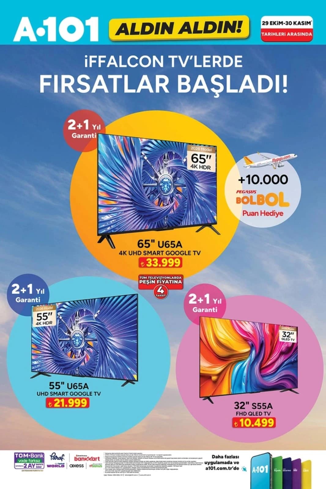 A-101 - Aldın Aldın İndirim Broşürü 29 Ekim - 30 Kasım 2026