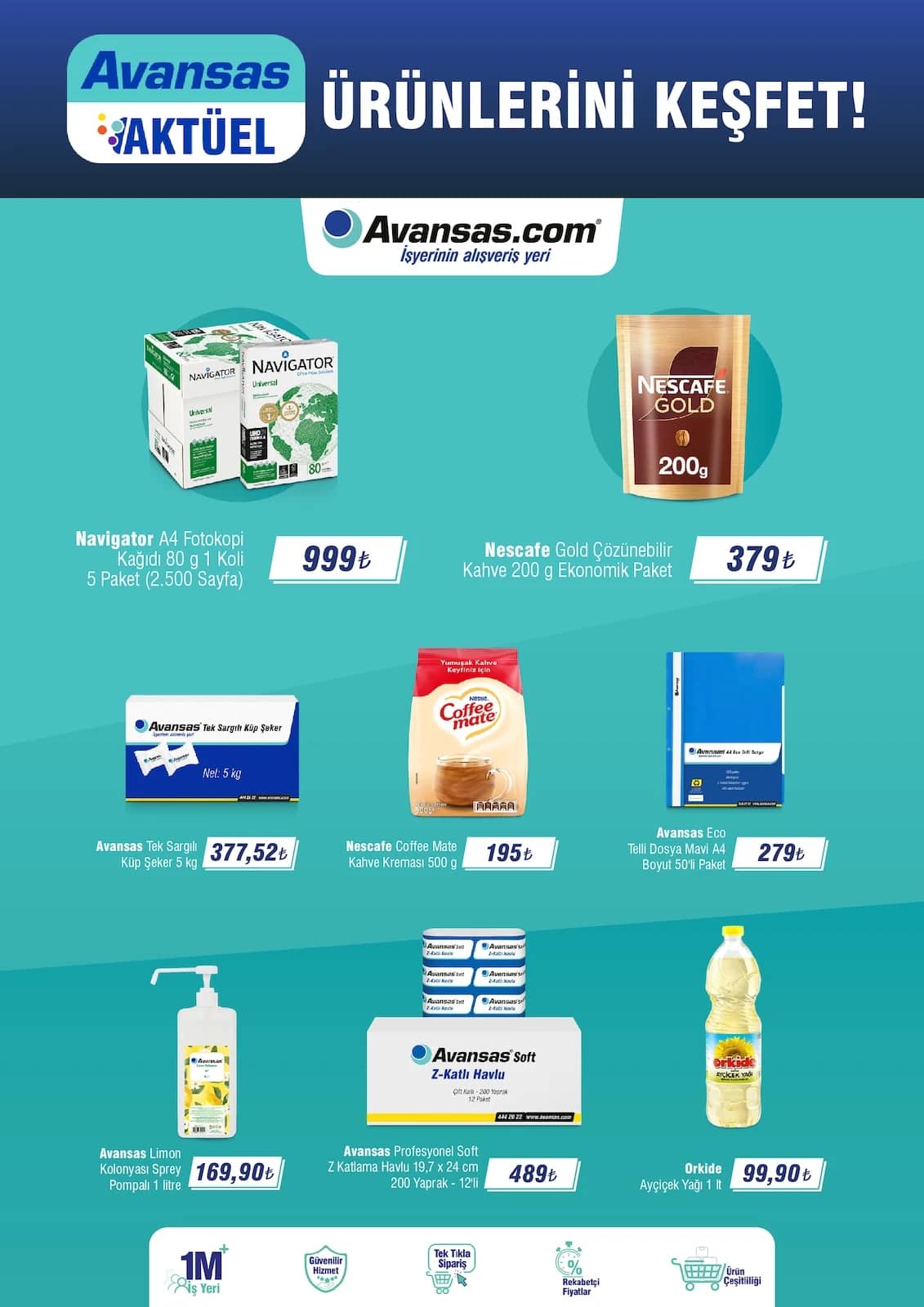 Avansas - İndirim Broşürü 07 - 13 Eylül 2026
