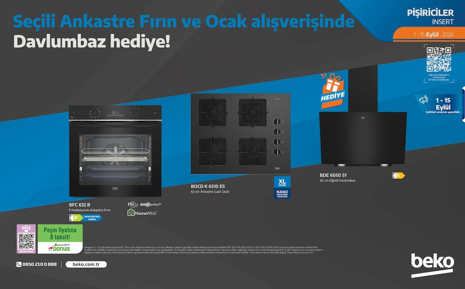 Beko - Ankastre Broşürü 01 - 15 Eylül 2026