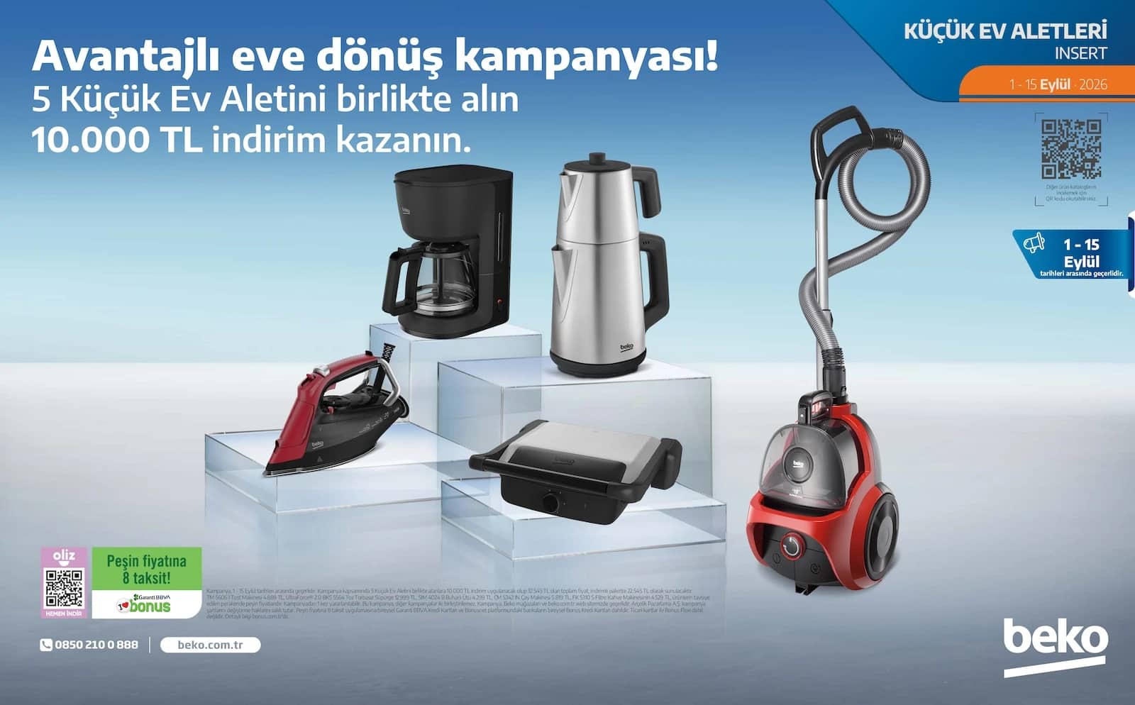 Beko - Küçük Ev Aletleri Broşürü 01 - 15 Eylül 2026