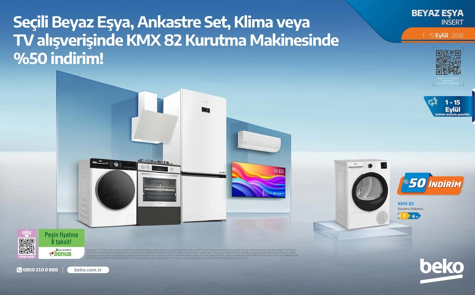 Beko - Beyaz Eşya Broşürü 01 - 15 Eylül 2026