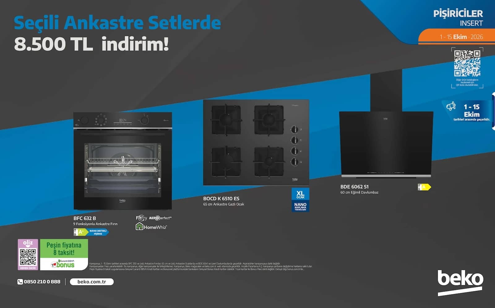 Beko - Ankastre Broşürü 01 - 15 Ekim 2026