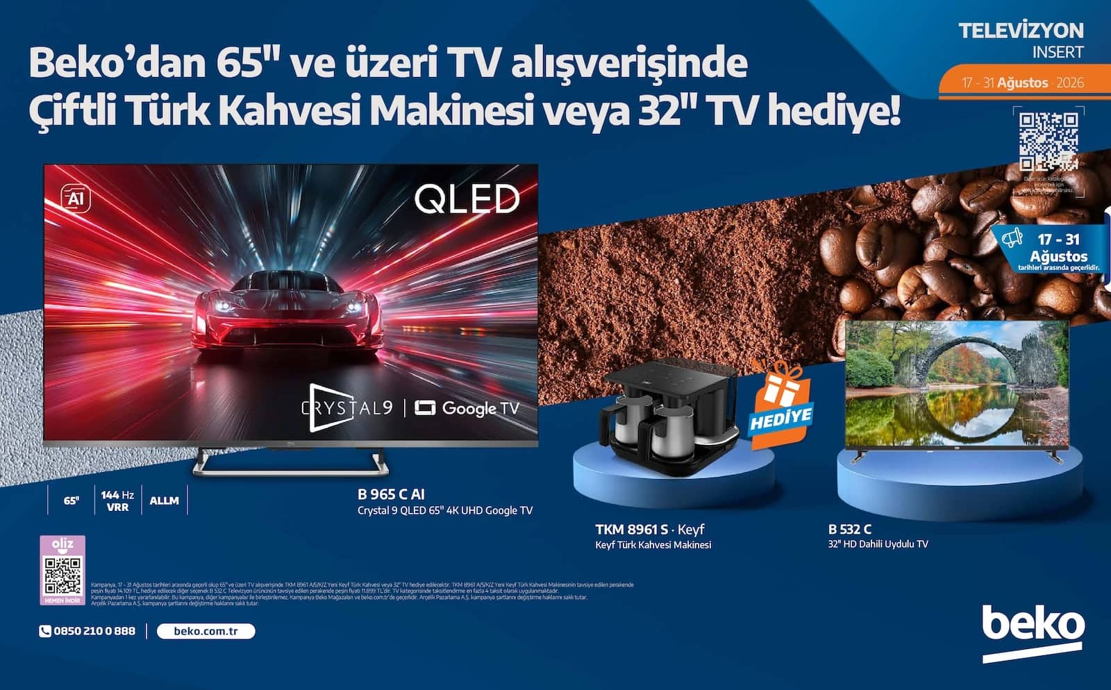 Beko - Elektronik TV Broşürü 17 - 31 Ağustos 2026