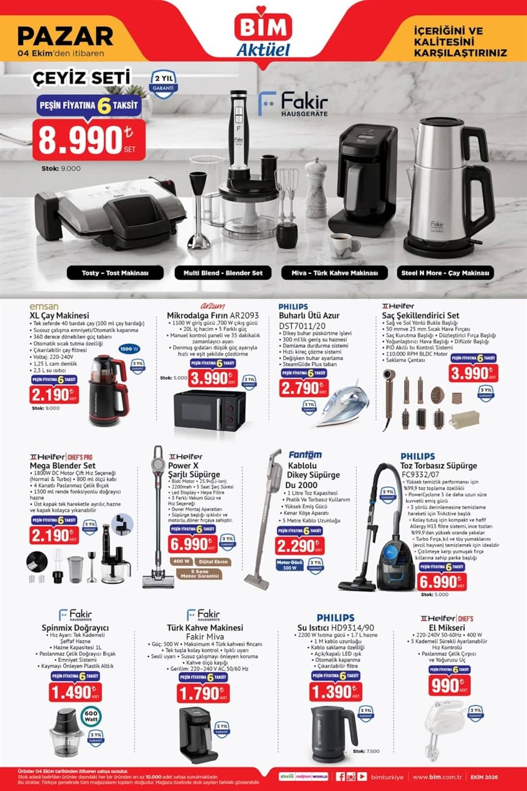 Bim - İndirim Broşürü 04 - 10 Ekim 2026