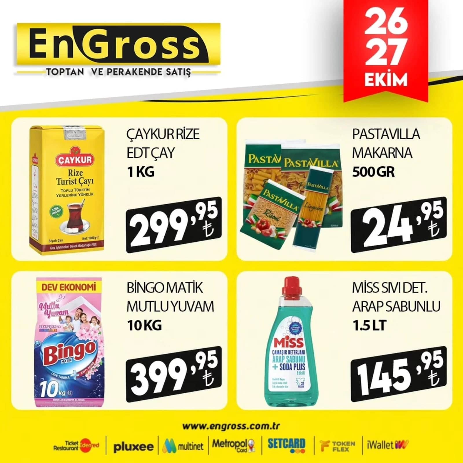 Engross - İndirim Broşürü 26 - 27 Ekim 2026