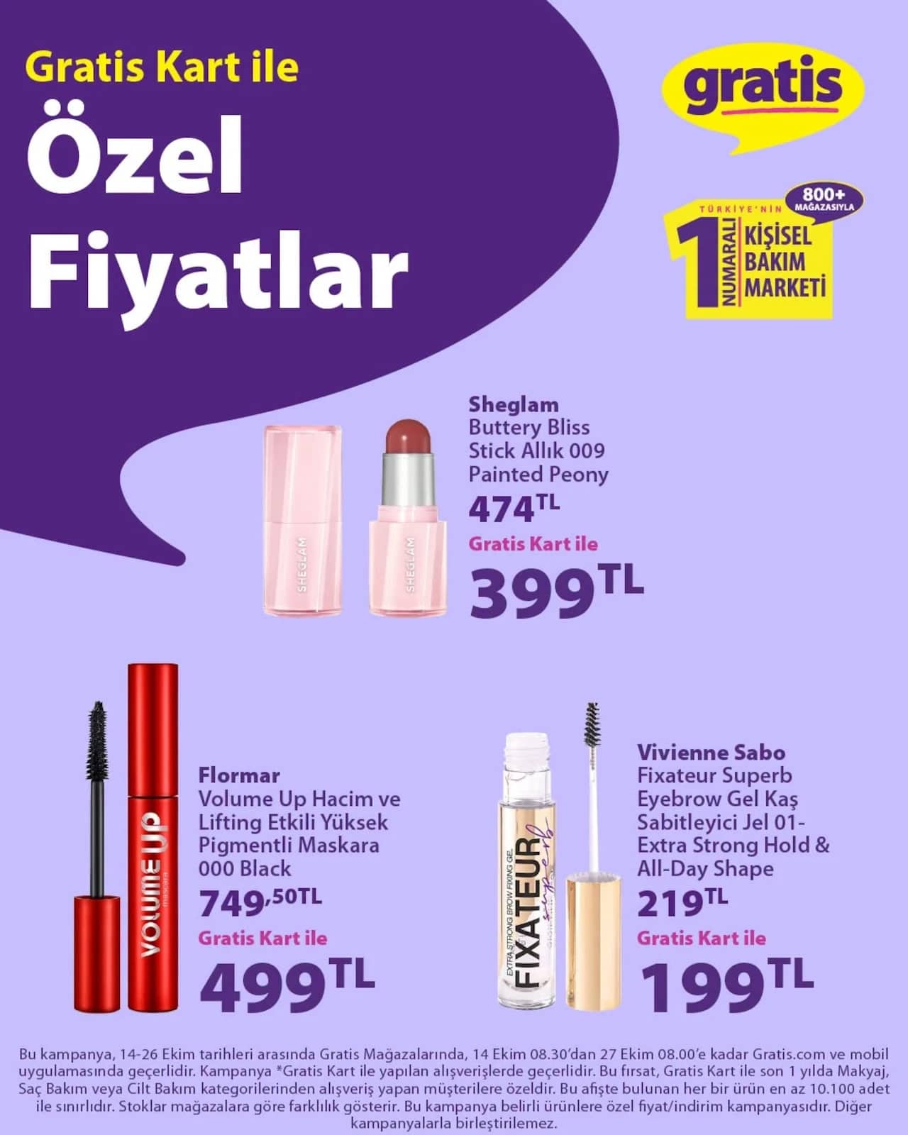 Gratis - Instagram Post'u 14 - 26 Ekim 2026