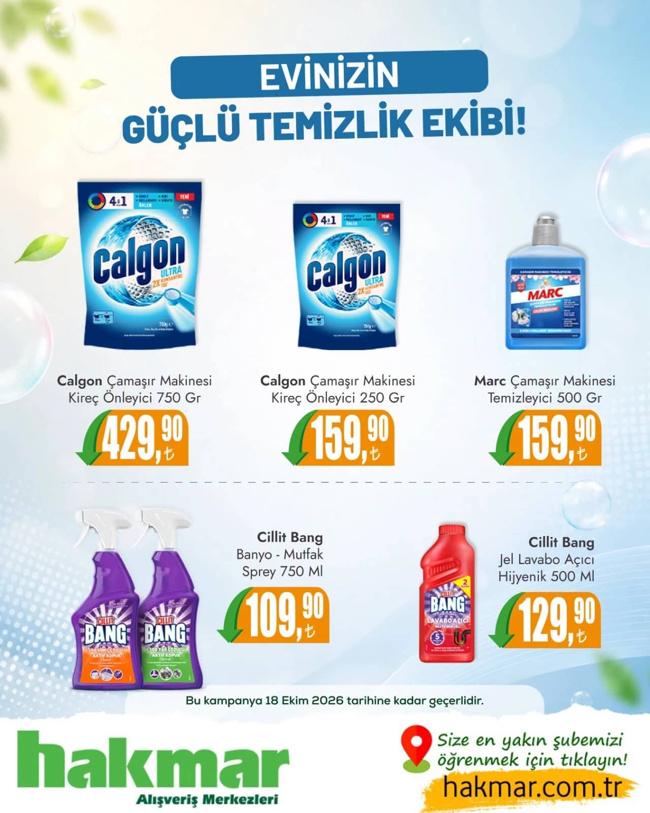 Hakmar - İndirimli Ürünler 03 Eylül - 18 Ekim 2026
