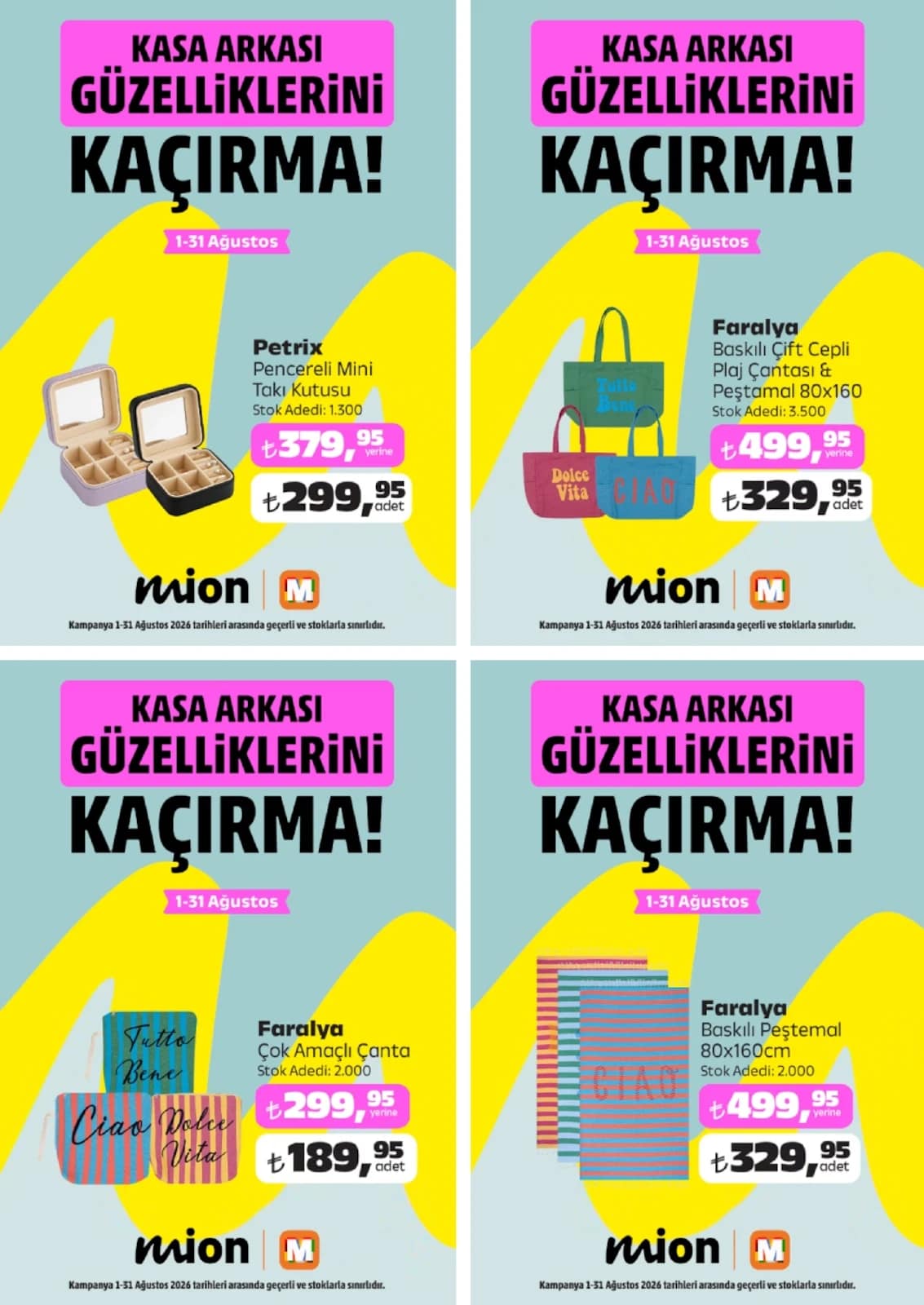 Mion - Instagram Post'u 01 - 31 Ağustos 2026