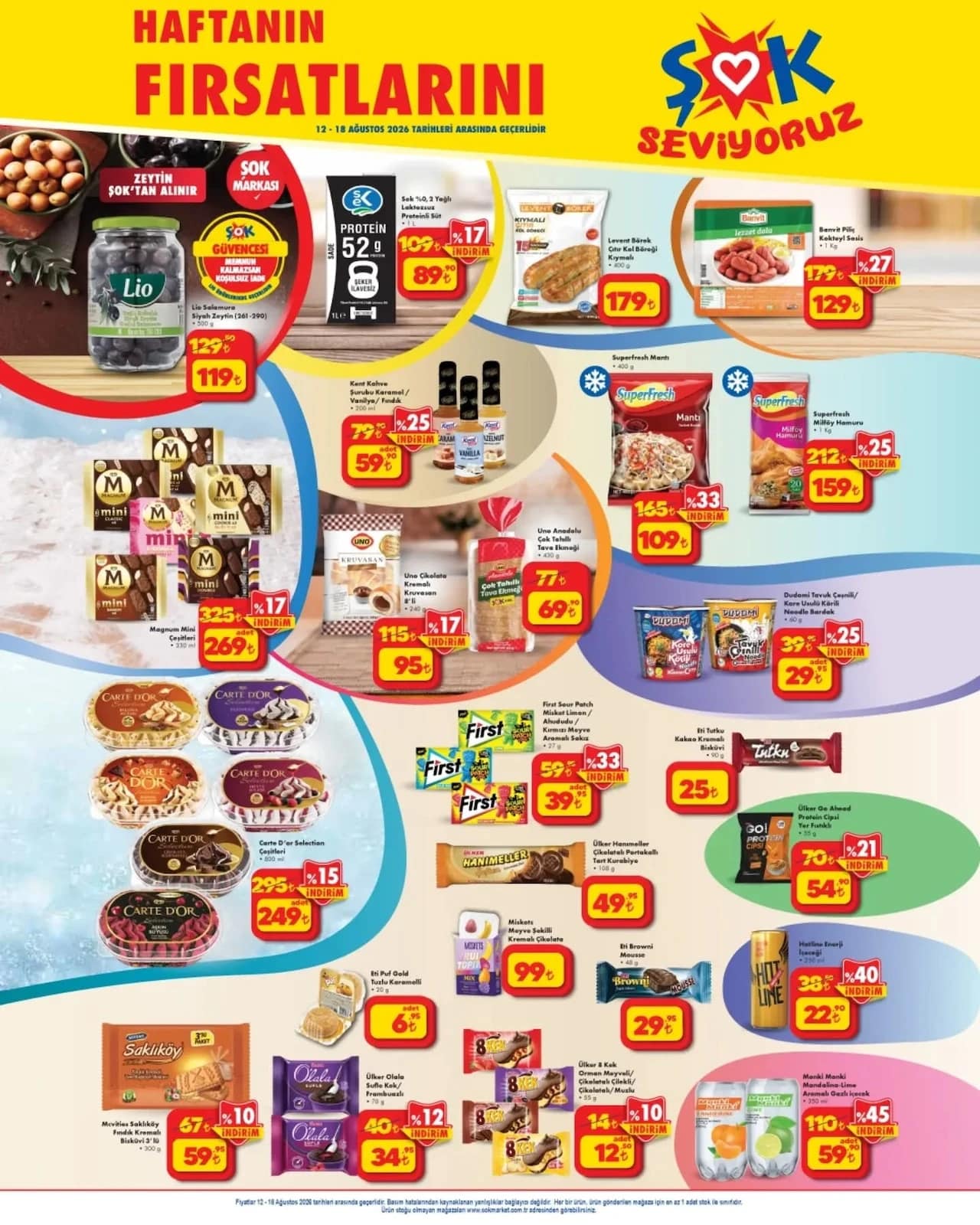 Şok - Haftanın Fırsatları 12 - 18 Ağustos 2026