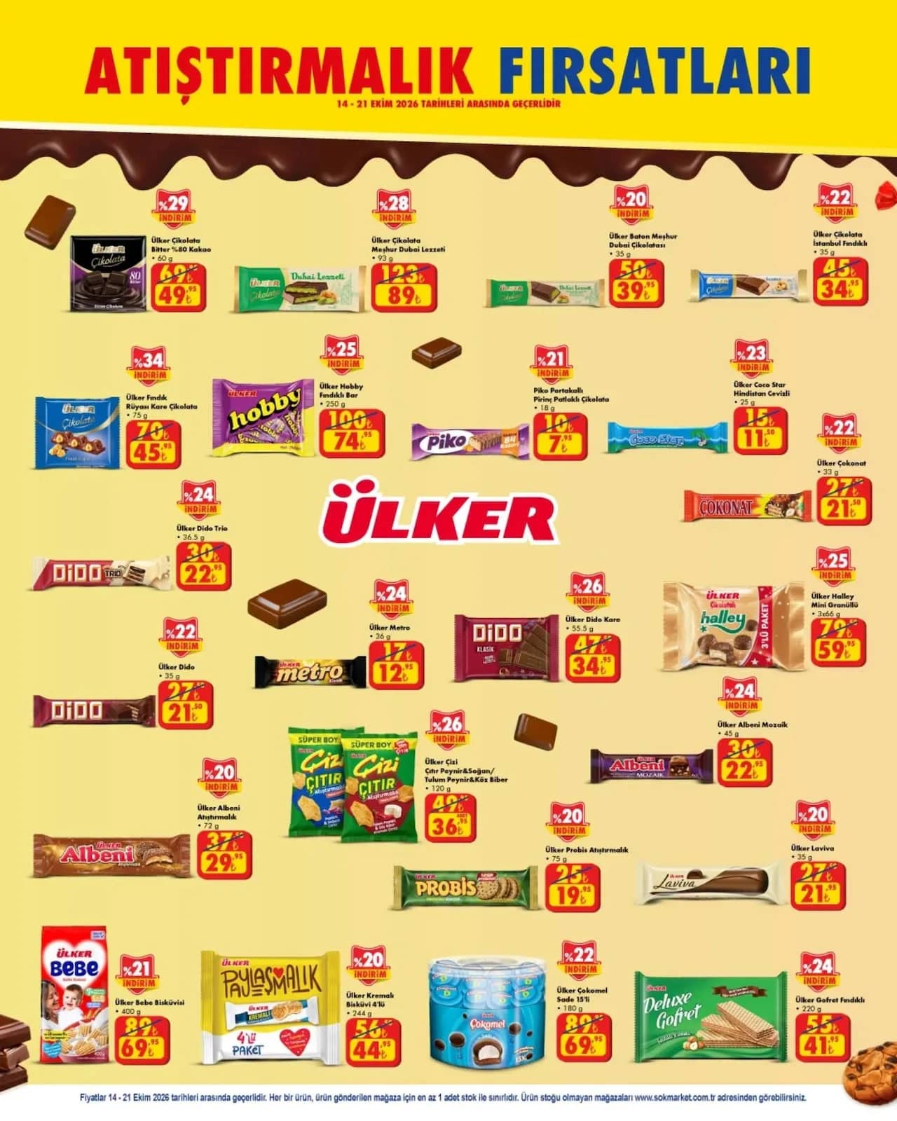Şok - İndirim Broşürü 14 - 21 Ekim 2026