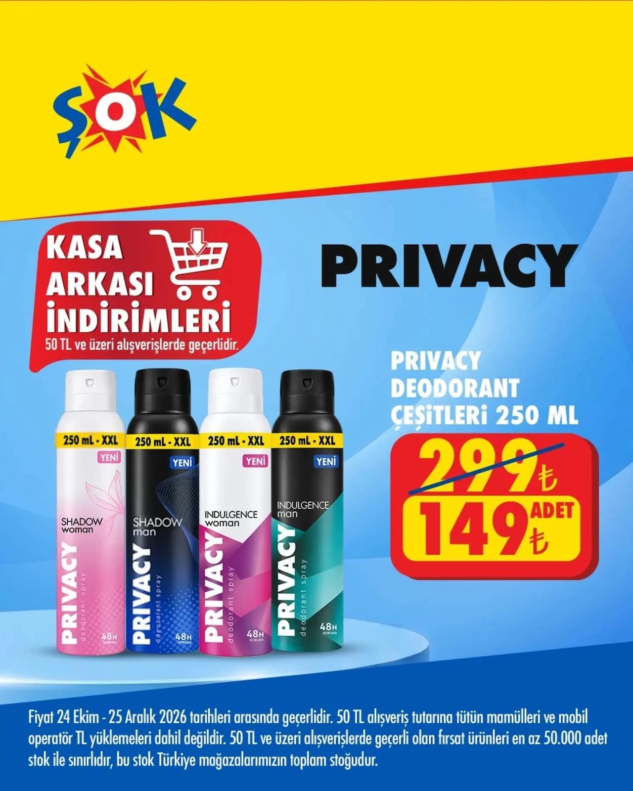 Şok - Instagram Post'u 24 Ekim - 25 Aralık 2026