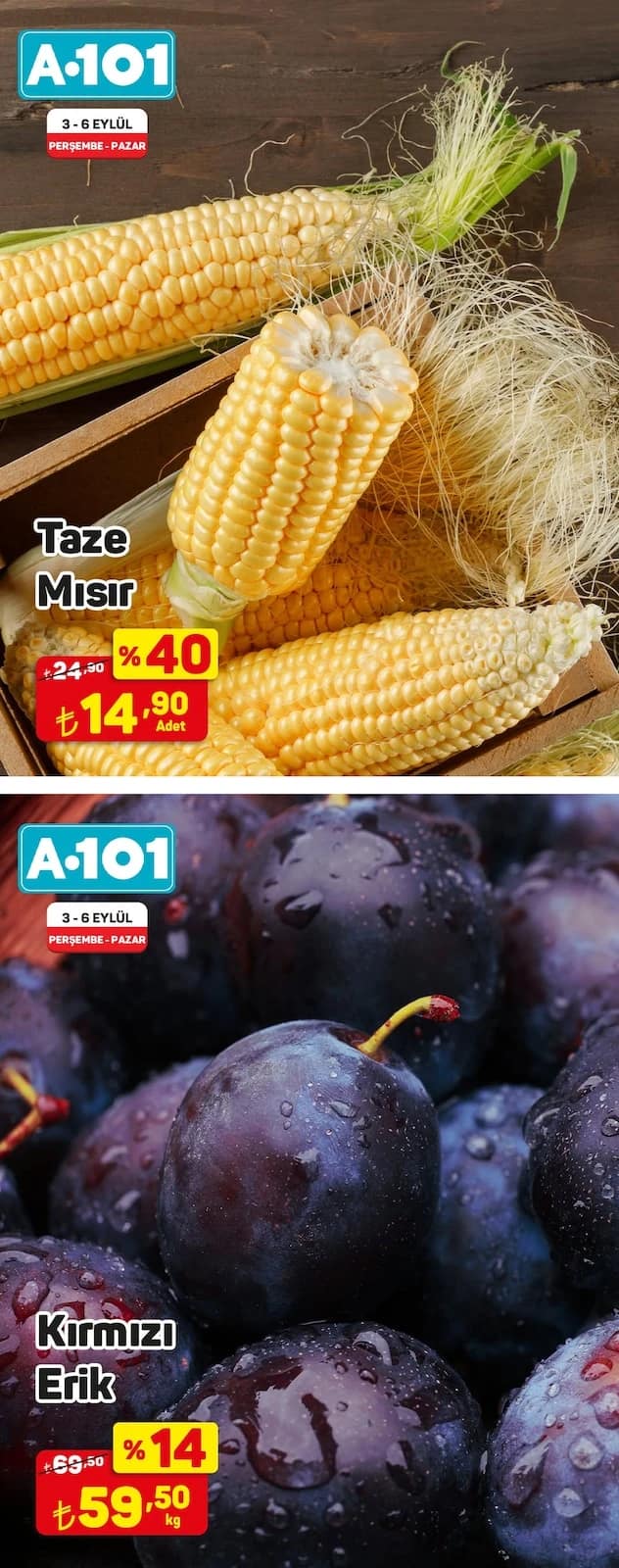A-101 - Instagram Post'u 03 - 06 Eylül 2026 - Sayfa 1