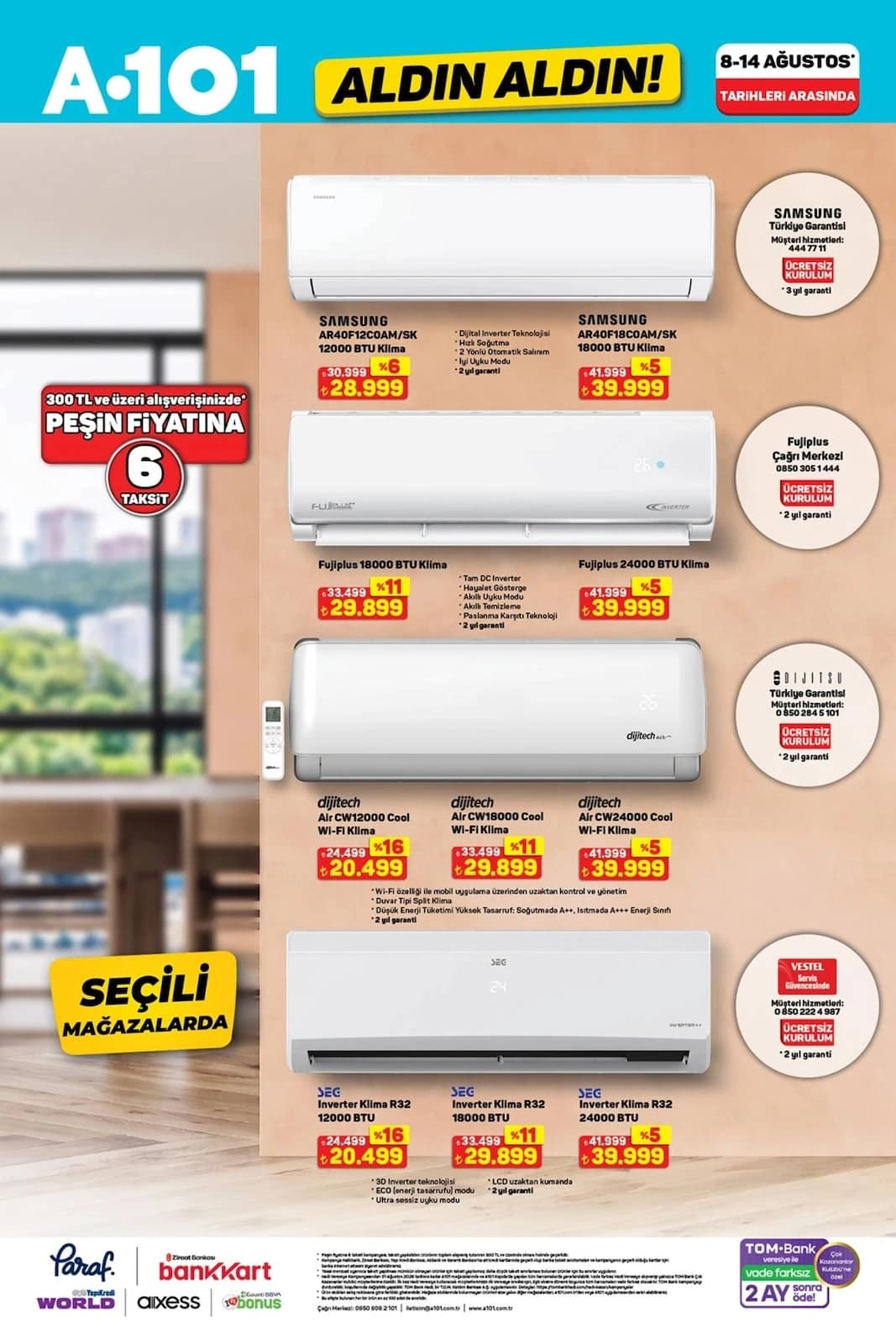 A-101 - Aldın Aldın İndirim Broşürü 08 - 14 Ağustos 2026 - Sayfa 1