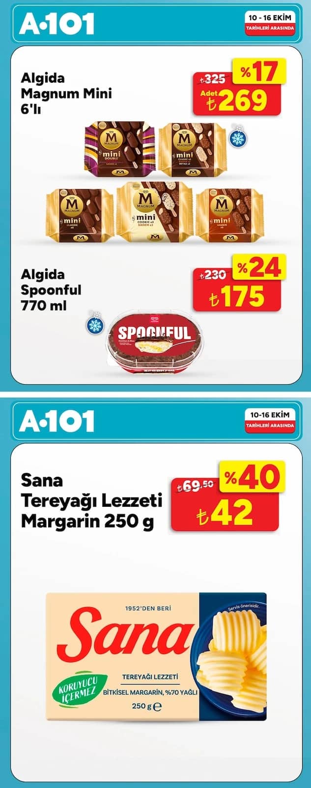 A-101 - Instagram Post'u 10 - 16 Ekim 2026 - Sayfa 1