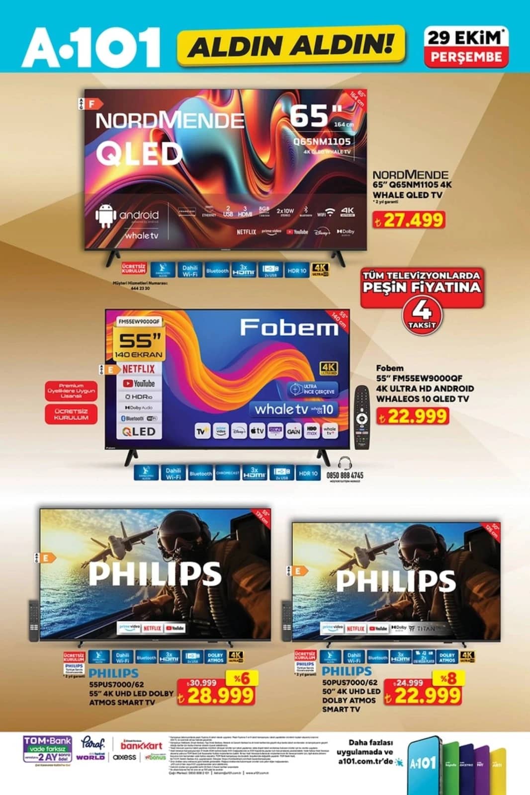 A-101 - Aldın Aldın 29 Ekim - 04 Kasım 2026 - Sayfa 1