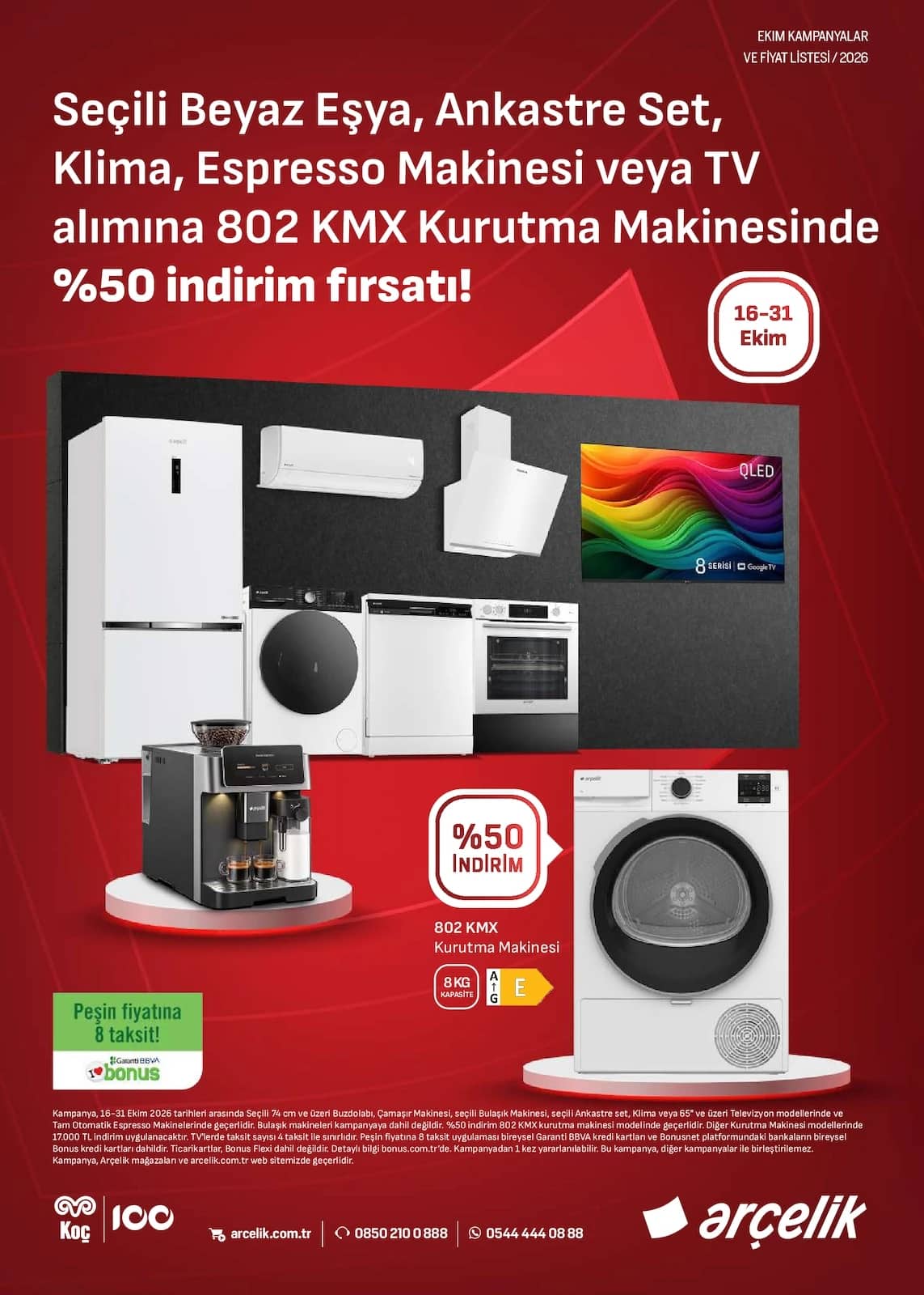 Arçelik - Kampanyalı Ürünler 16 - 31 Ekim 2026 - Sayfa 1