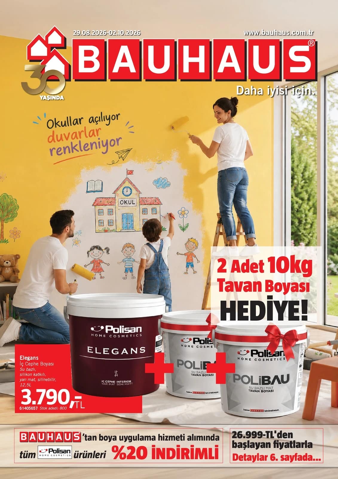 Bauhaus - İndirim Broşürü 29 Ağustos - 02 Ekim 2026 - Sayfa 1
