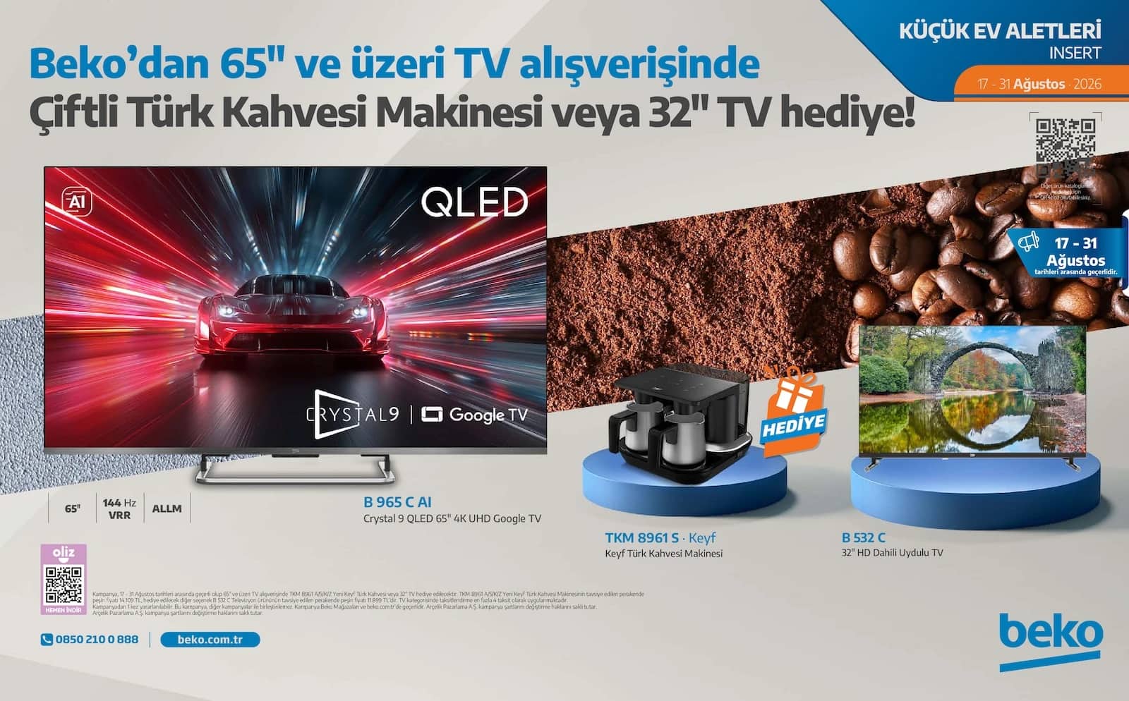 Beko - Küçük Ev Aletleri Broşürü 17 - 31 Ağustos 2026 - Sayfa 1