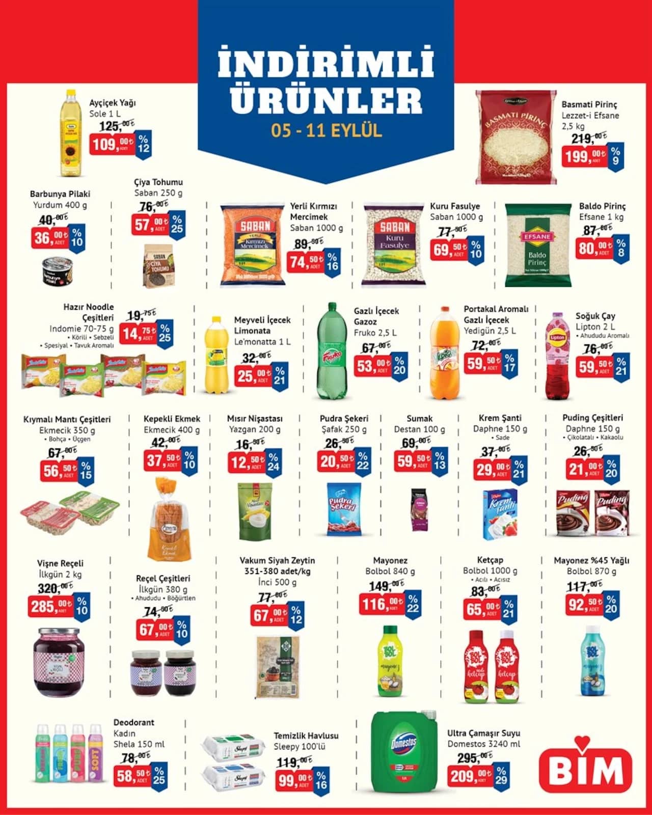 Bim - İndirim Broşürü 05 - 11 Eylül 2026 - Sayfa 1