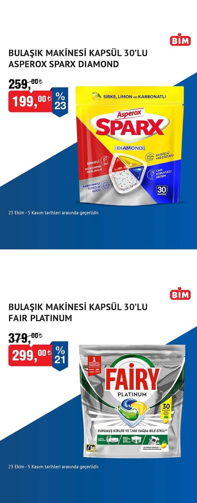 Bim - Instagram Post'u 23 Ekim - 05 Kasım 2026 - Sayfa 1