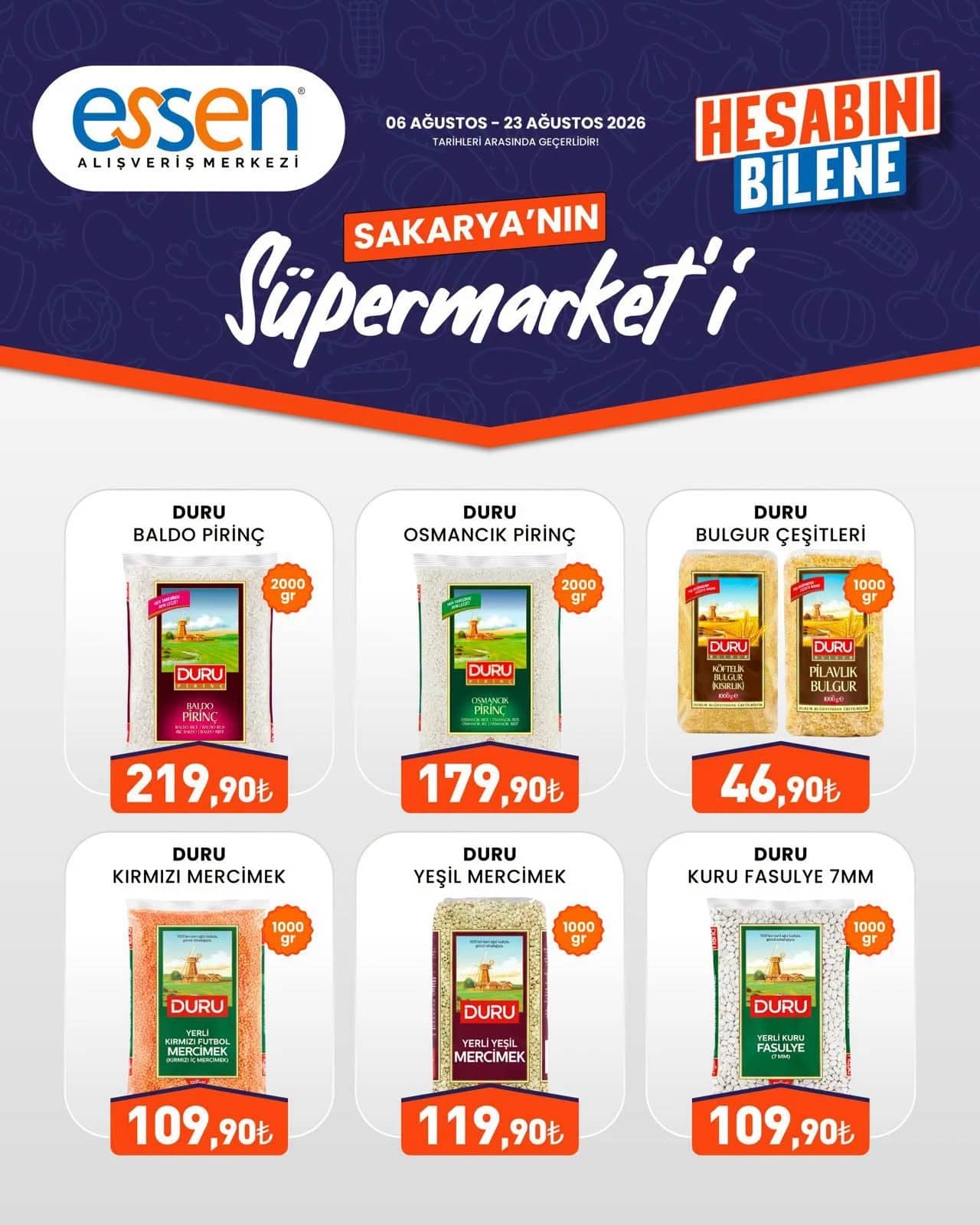 Essen - İndirim Broşürü 06 - 23 Ağustos 2026 - Sayfa 1