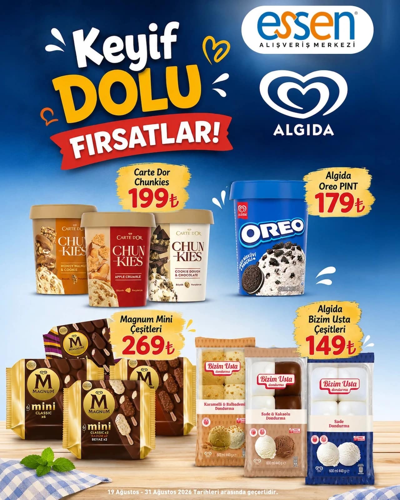 Essen - İndirim Broşürü 19 - 31 Ağustos 2026 - Sayfa 1