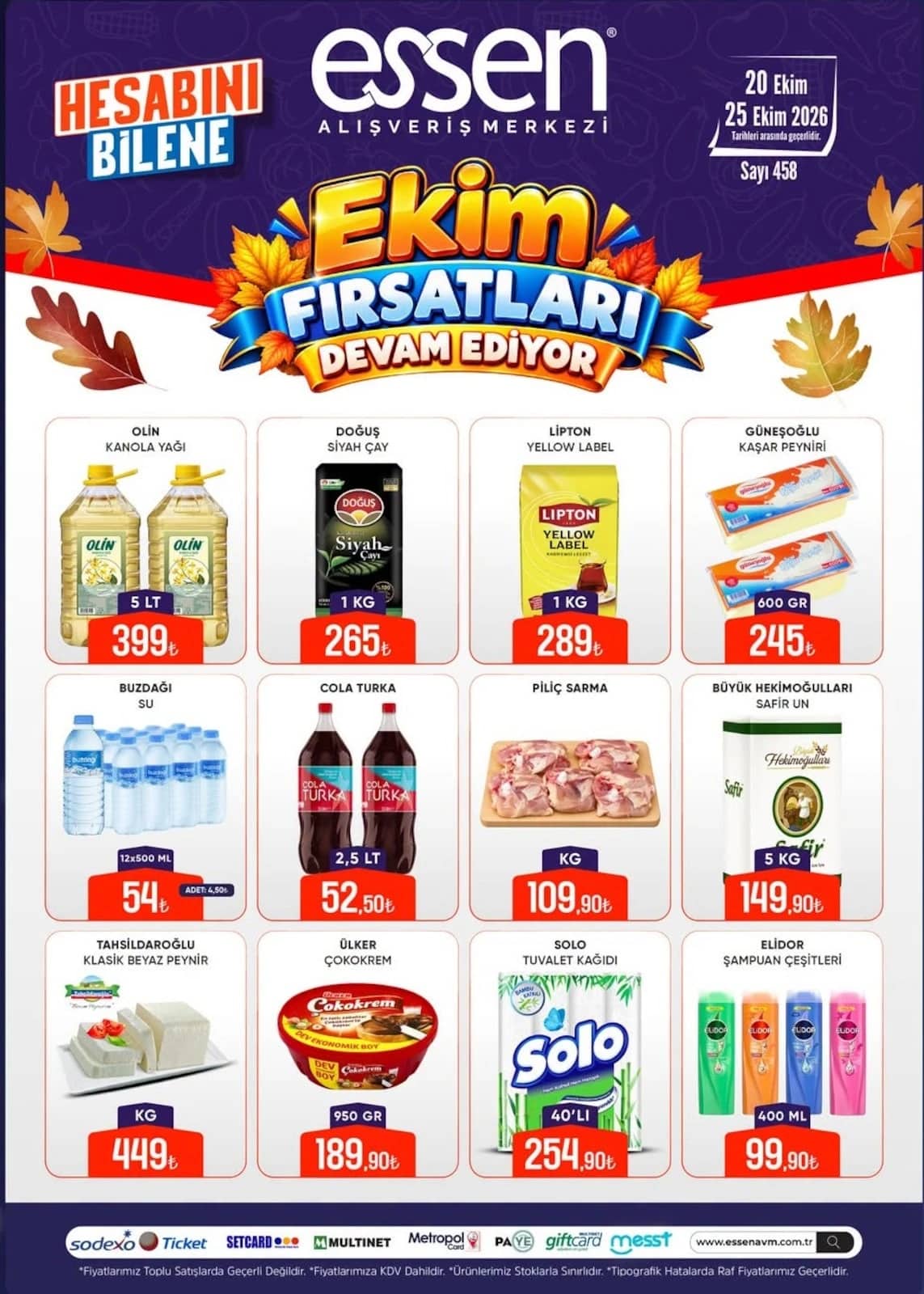 Essen - İndirim Broşürü 20 - 25 Ekim 2026 - Sayfa 1