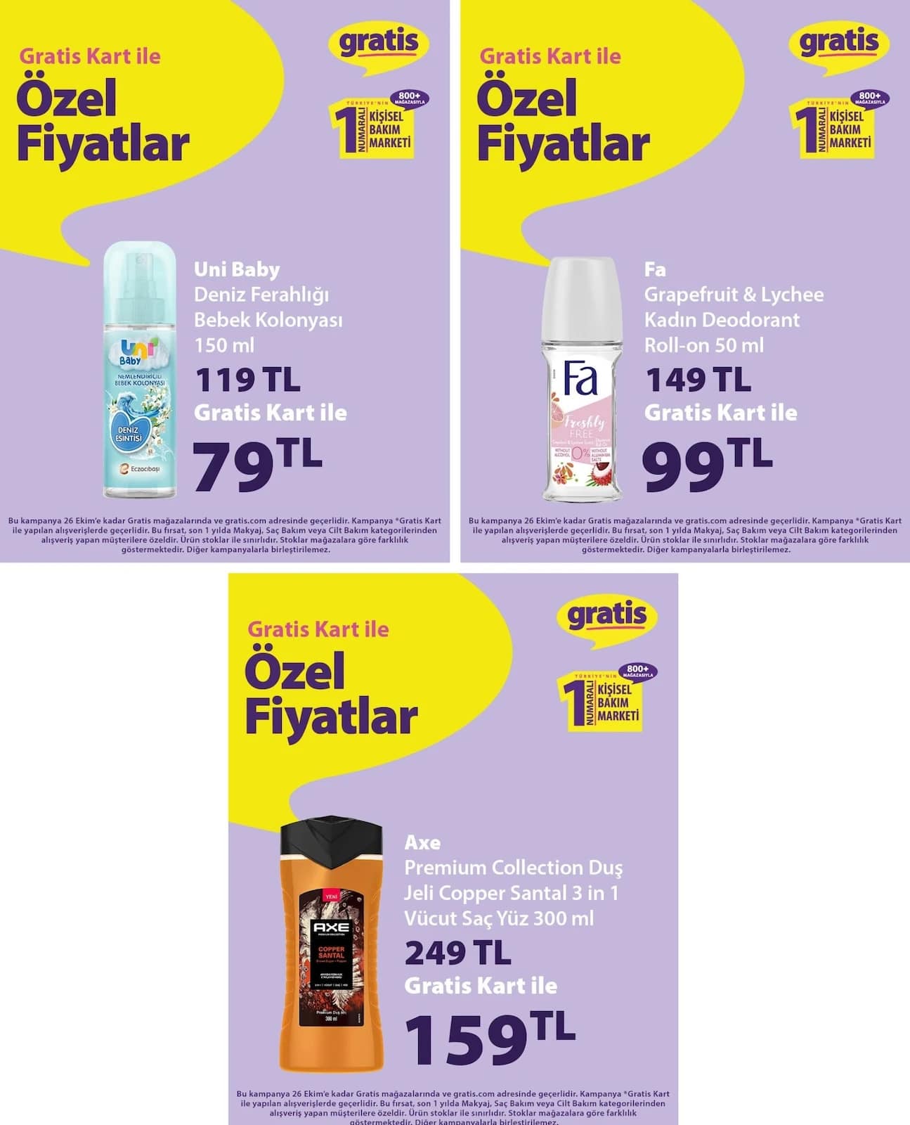 Gratis - Facebook Paylaşımı 01 - 26 Ekim 2026 - Sayfa 1