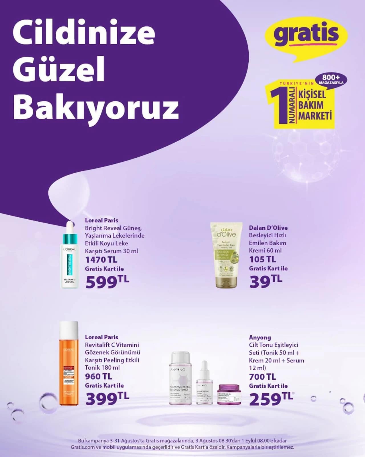 Gratis - Instagram Post'u 03 - 31 Ağustos 2026 - Sayfa 1