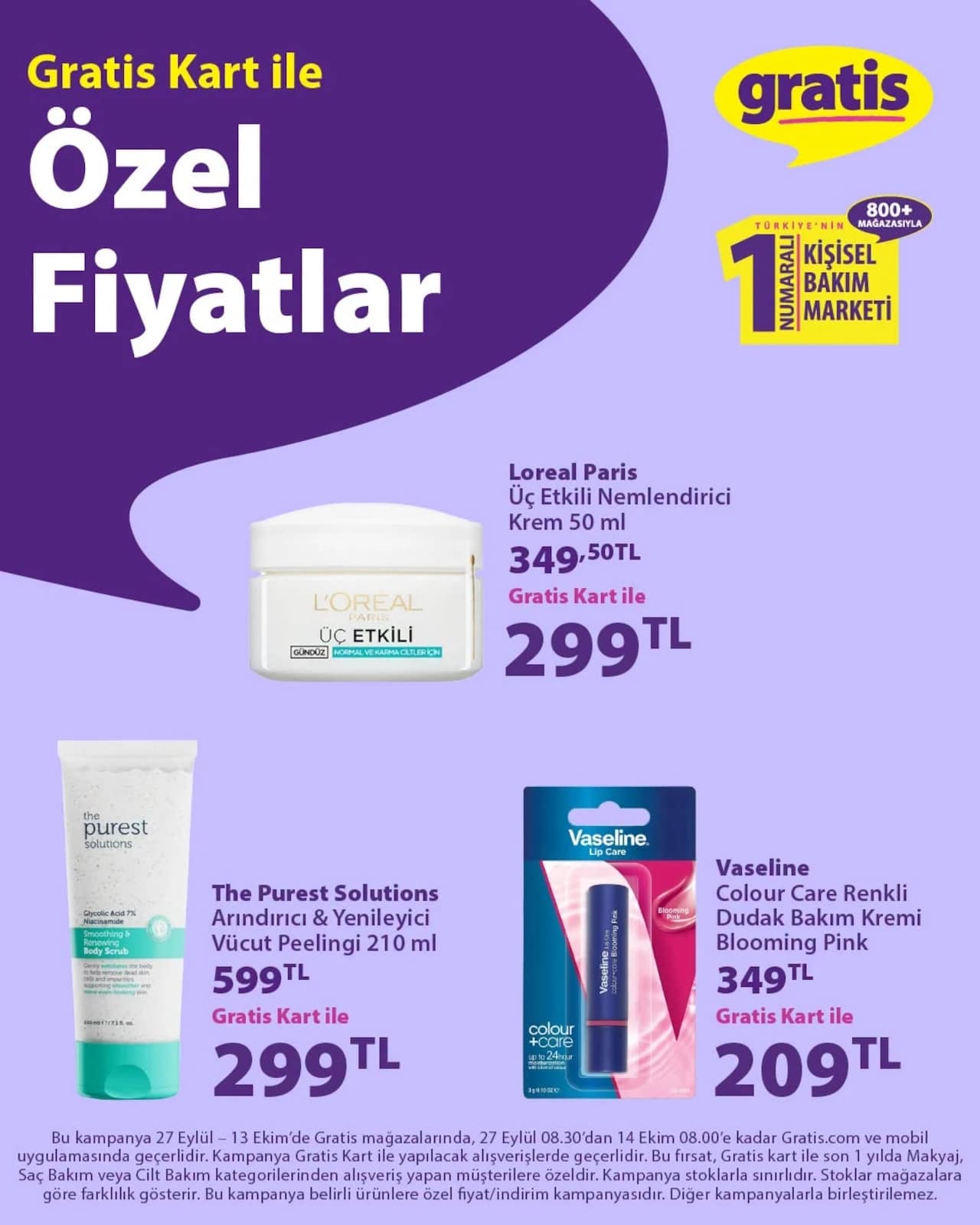 Gratis - Instagram Post'u 27 Eylül - 13 Ekim 2026 - Sayfa 1