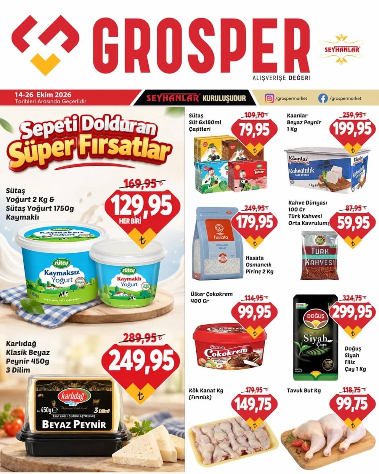 Grosper - İndirim Broşürü 14 - 26 Ekim 2026 - Sayfa 1