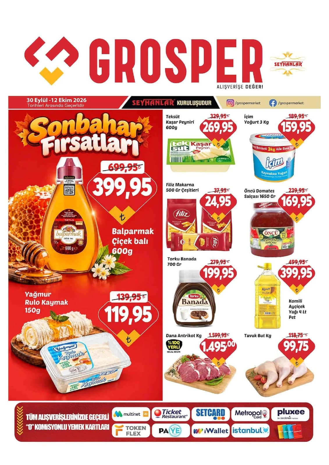 Grosper - İndirim Broşürü 30 Eylül - 12 Ekim 2026 - Sayfa 1