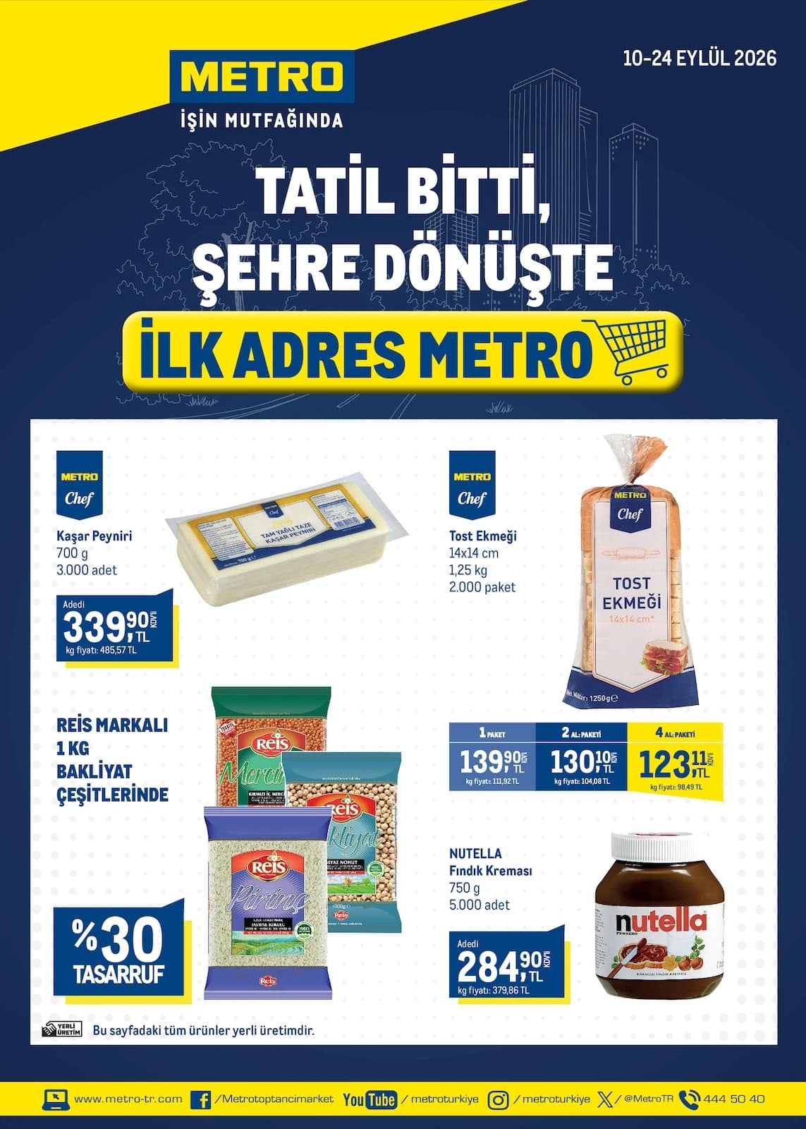 Metro - Şehre Dönüş 10 - 24 Eylül 2026 - Sayfa 1