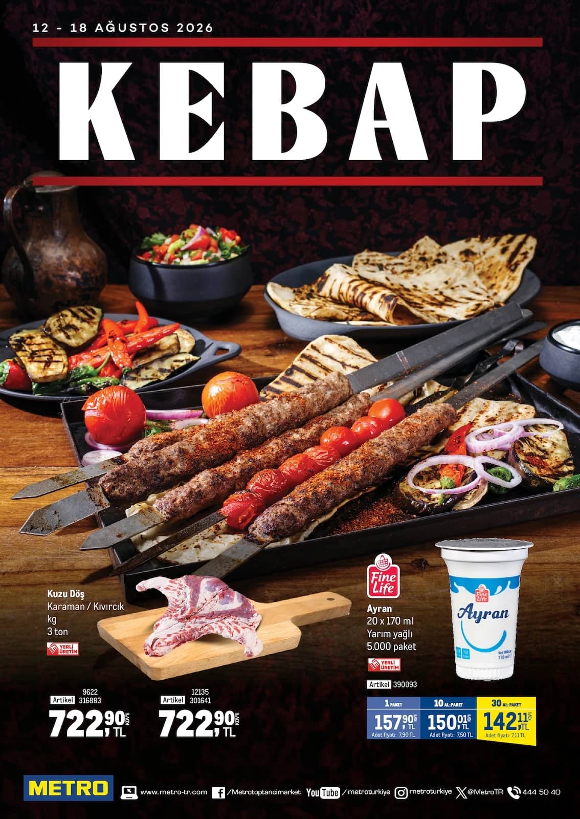 Metro - Kebap 12 - 18 Ağustos 2026 - Sayfa 1