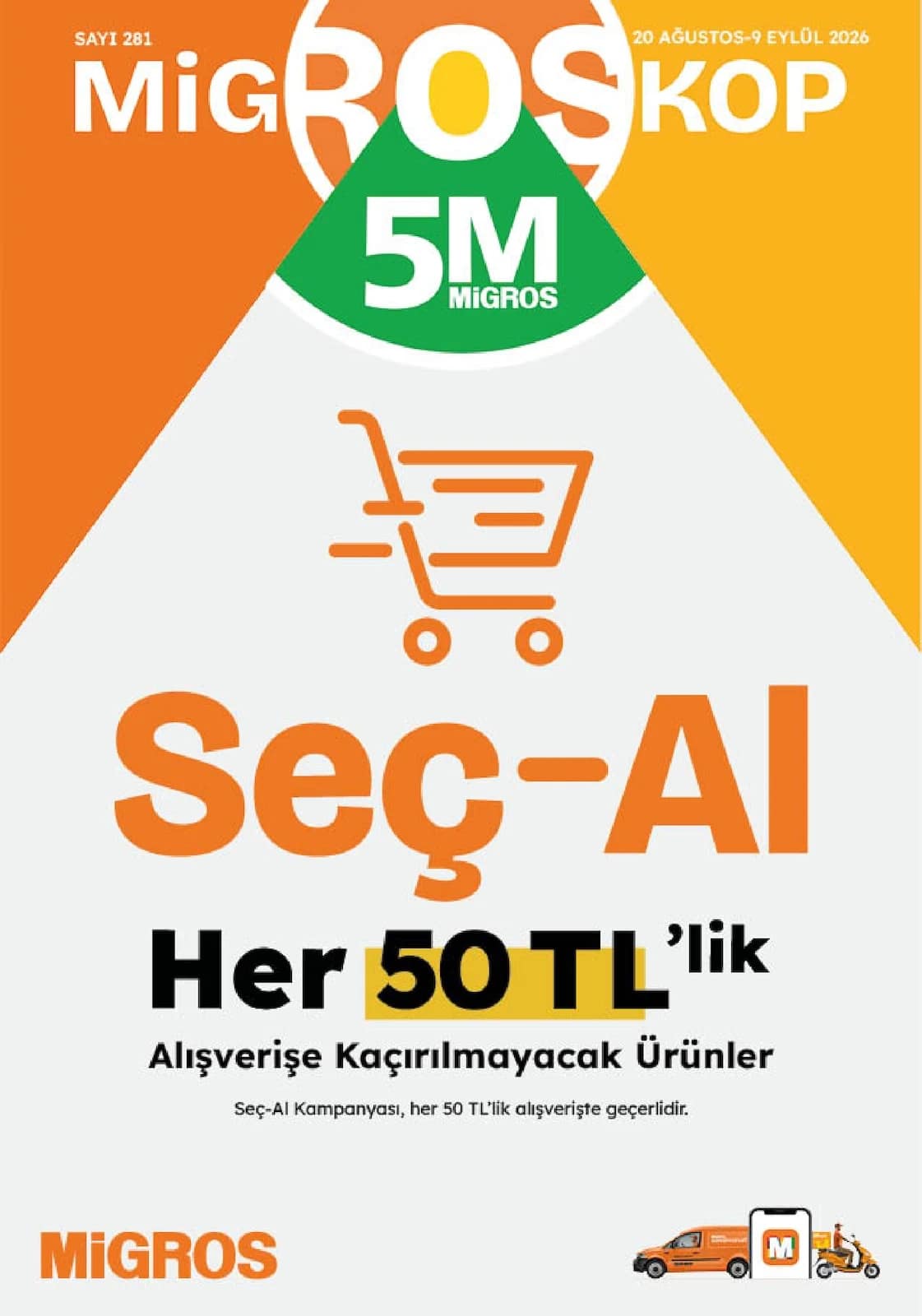 Migros - 5M Migroskop Broşürü 20 Ağustos - 09 Eylül 2026 - Sayfa 1