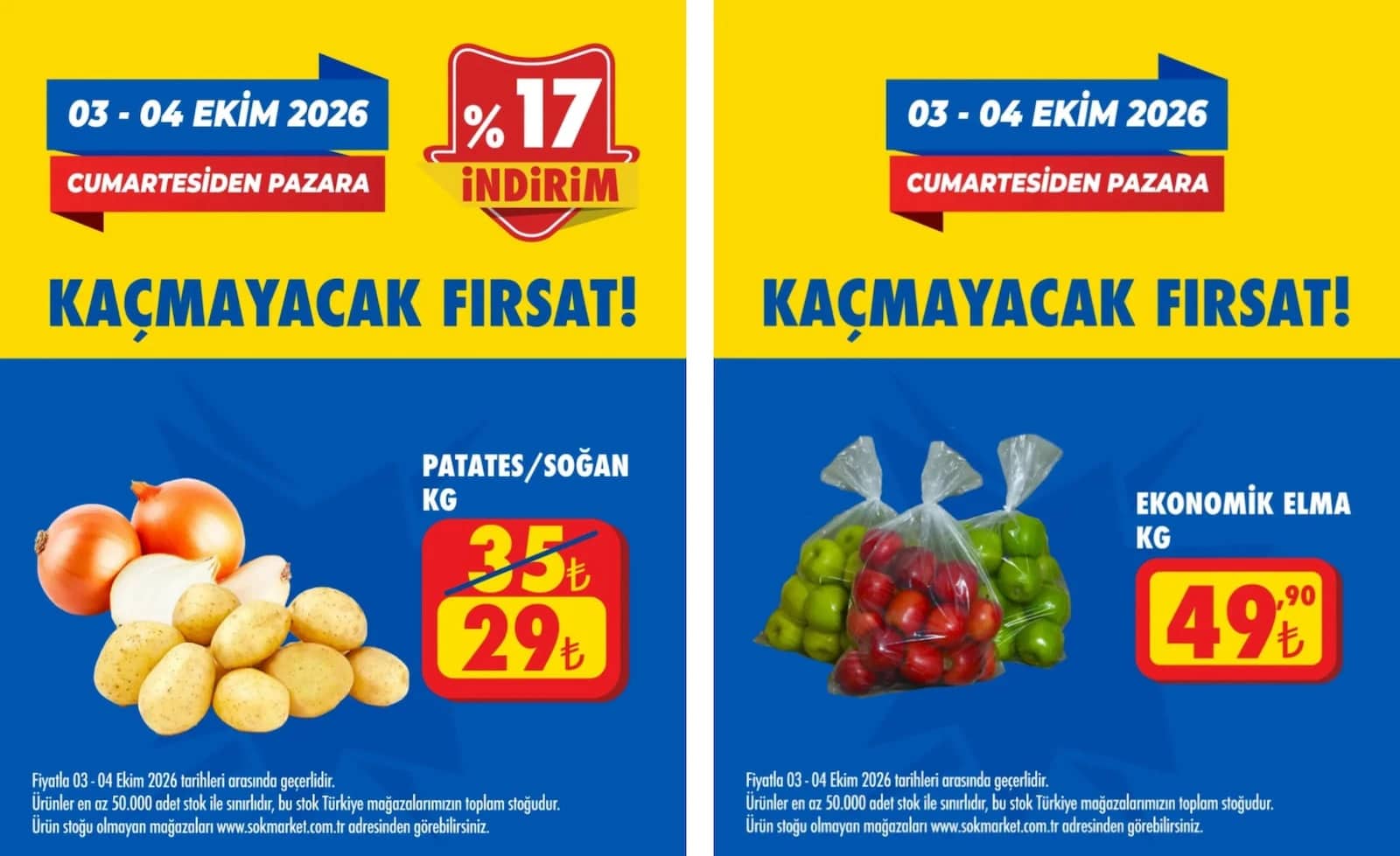 Şok - Instagram Post'u 03 - 04 Ekim 2026 - Sayfa 1