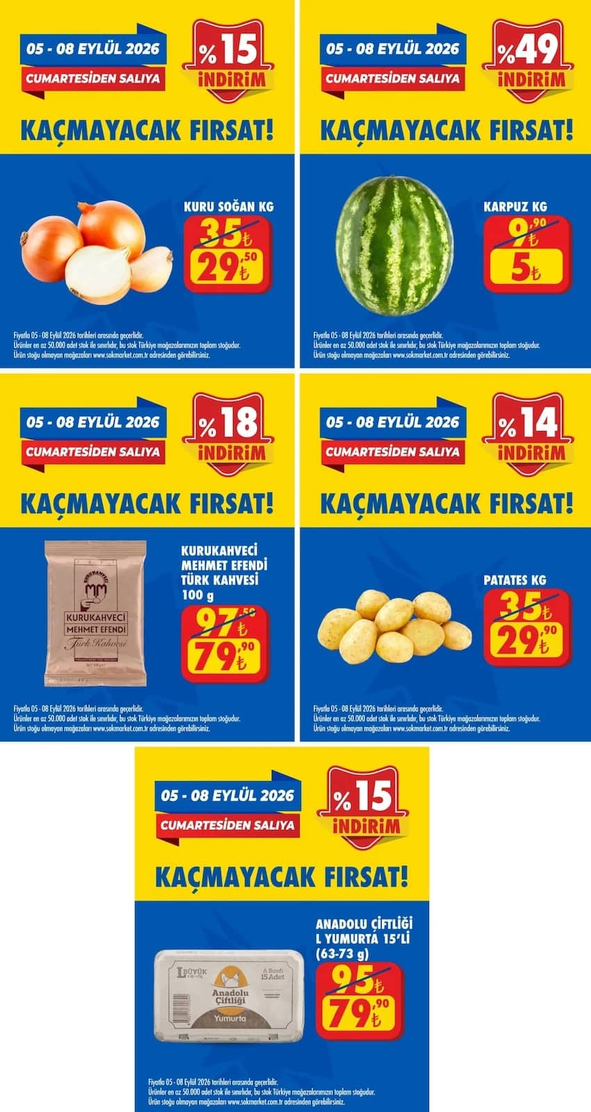Şok - Facebook Paylaşımı 05 - 08 Eylül 2026 - Sayfa 1