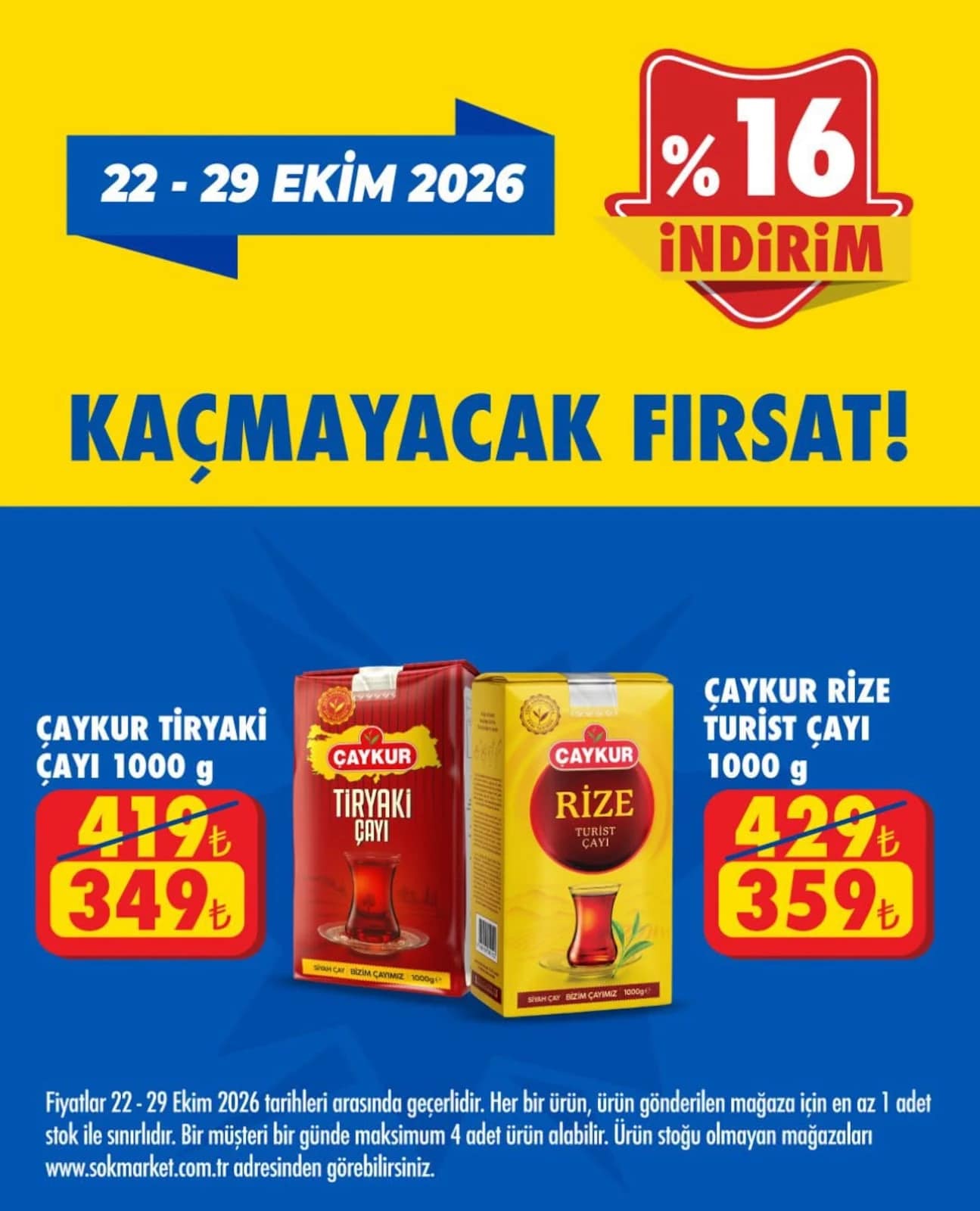 Şok - Instagram Post'u 22 - 29 Ekim 2026 - Sayfa 1