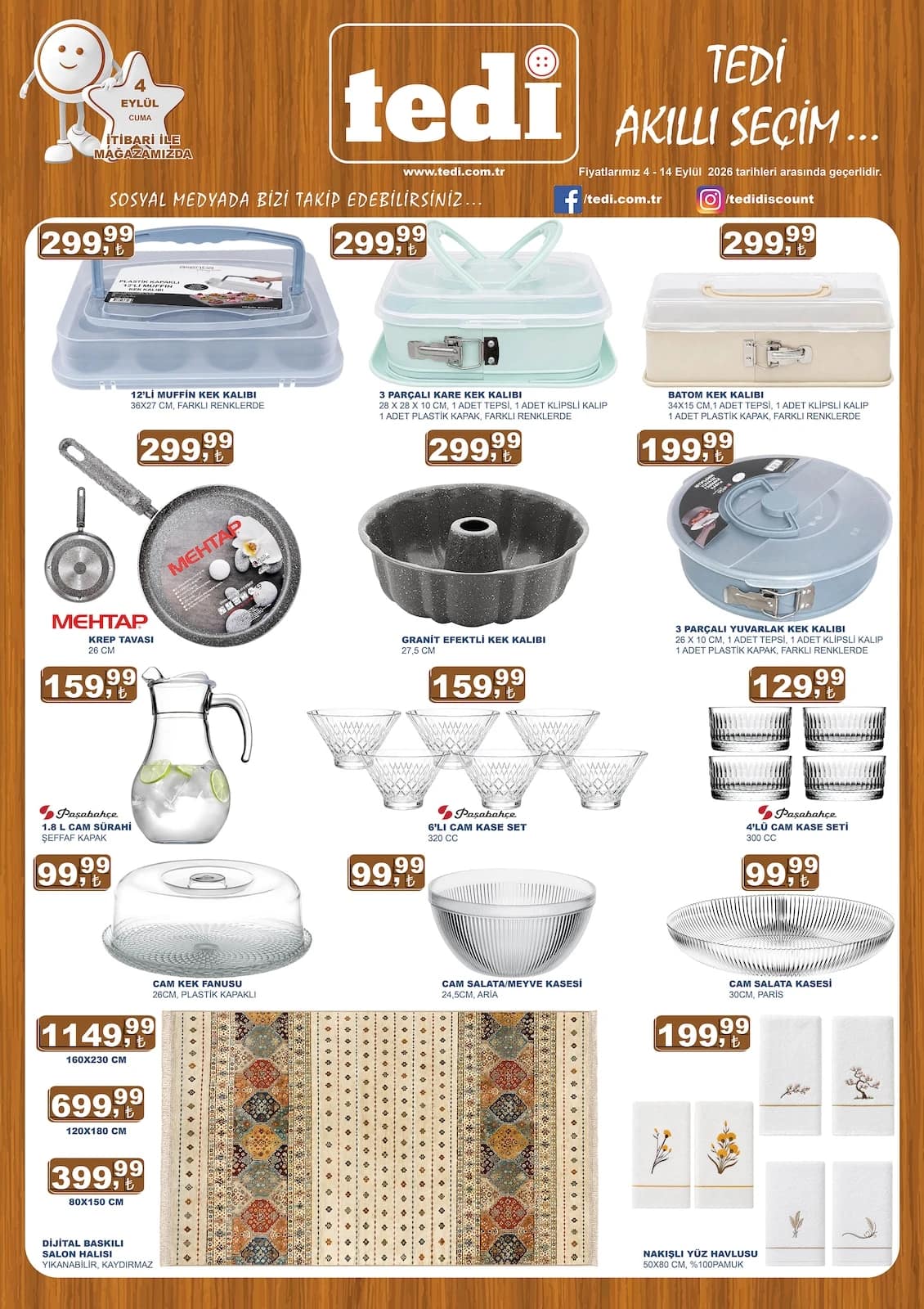 Tedi - İndirim Broşürü 04 - 14 Eylül 2026 - Sayfa 1