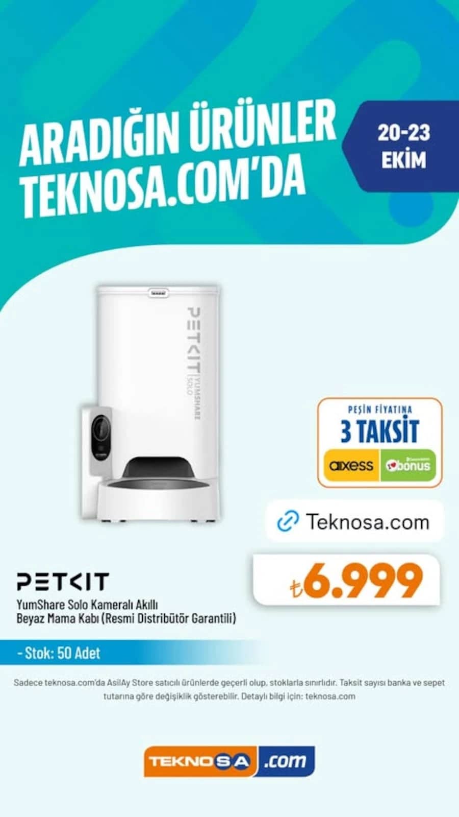Teknosa - İndirim Broşürü 20 - 23 Ekim 2026 - Sayfa 1