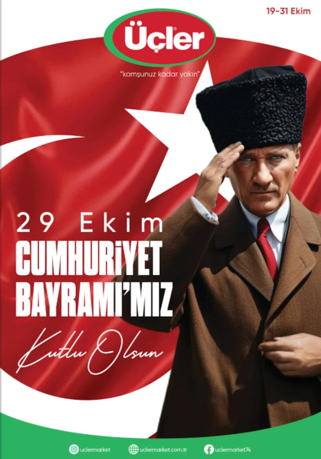 Üçler - İndirim Broşürü 19 - 31 Ekim 2026 - Sayfa 1