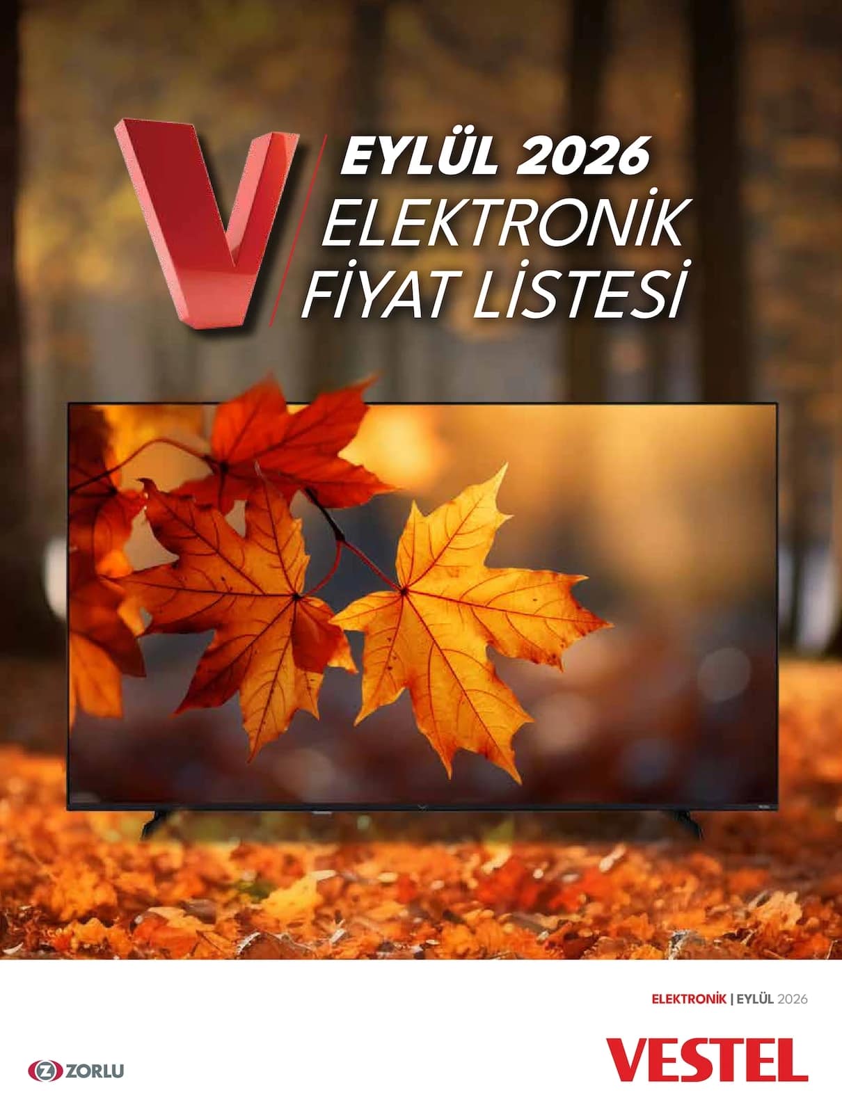 Vestel - TV - Ses Broşürü 02 Eylül - 01 Ekim 2026 - Sayfa 1