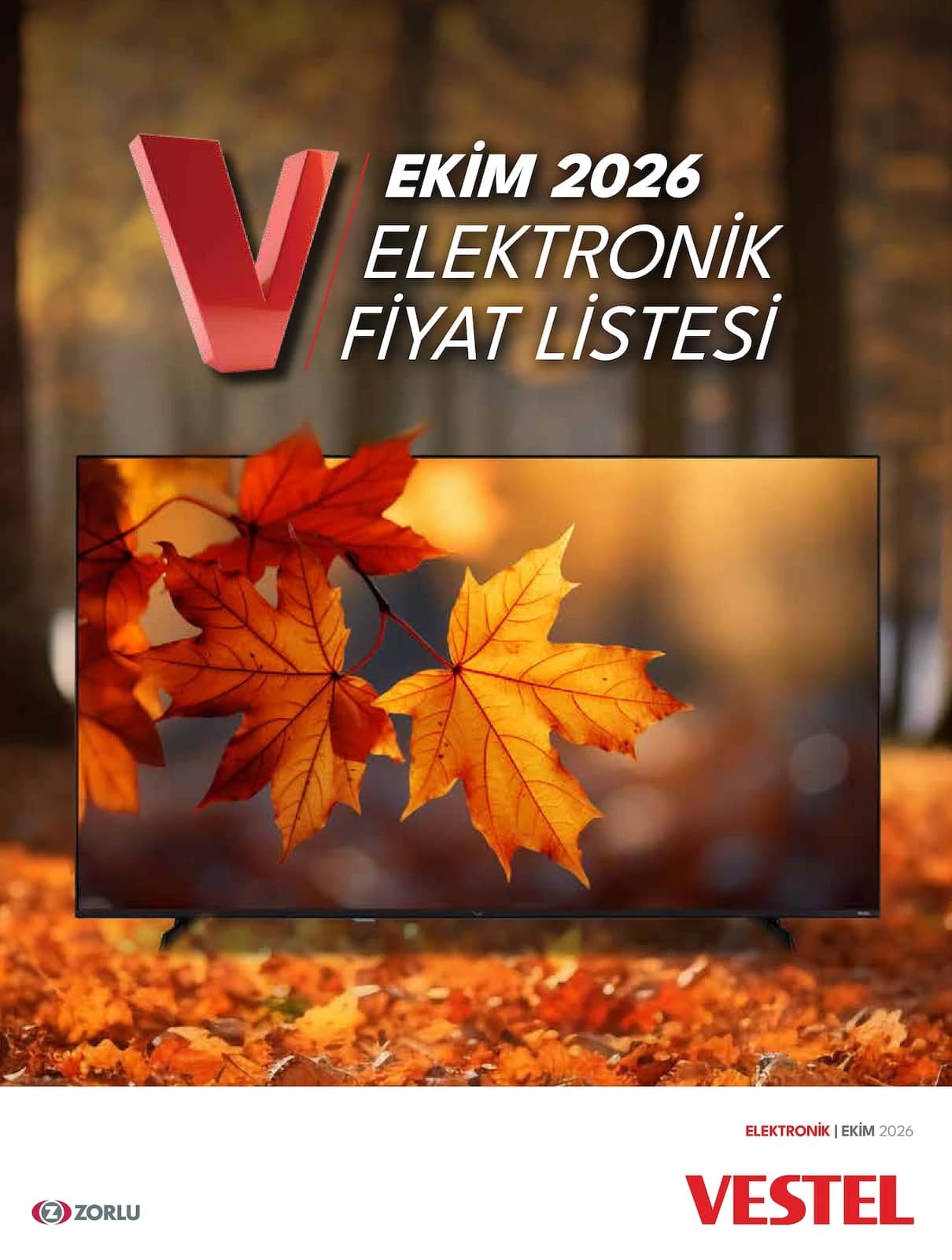 Vestel - TV - Ses Broşürü 02 Ekim - 02 Kasım 2026 - Sayfa 1