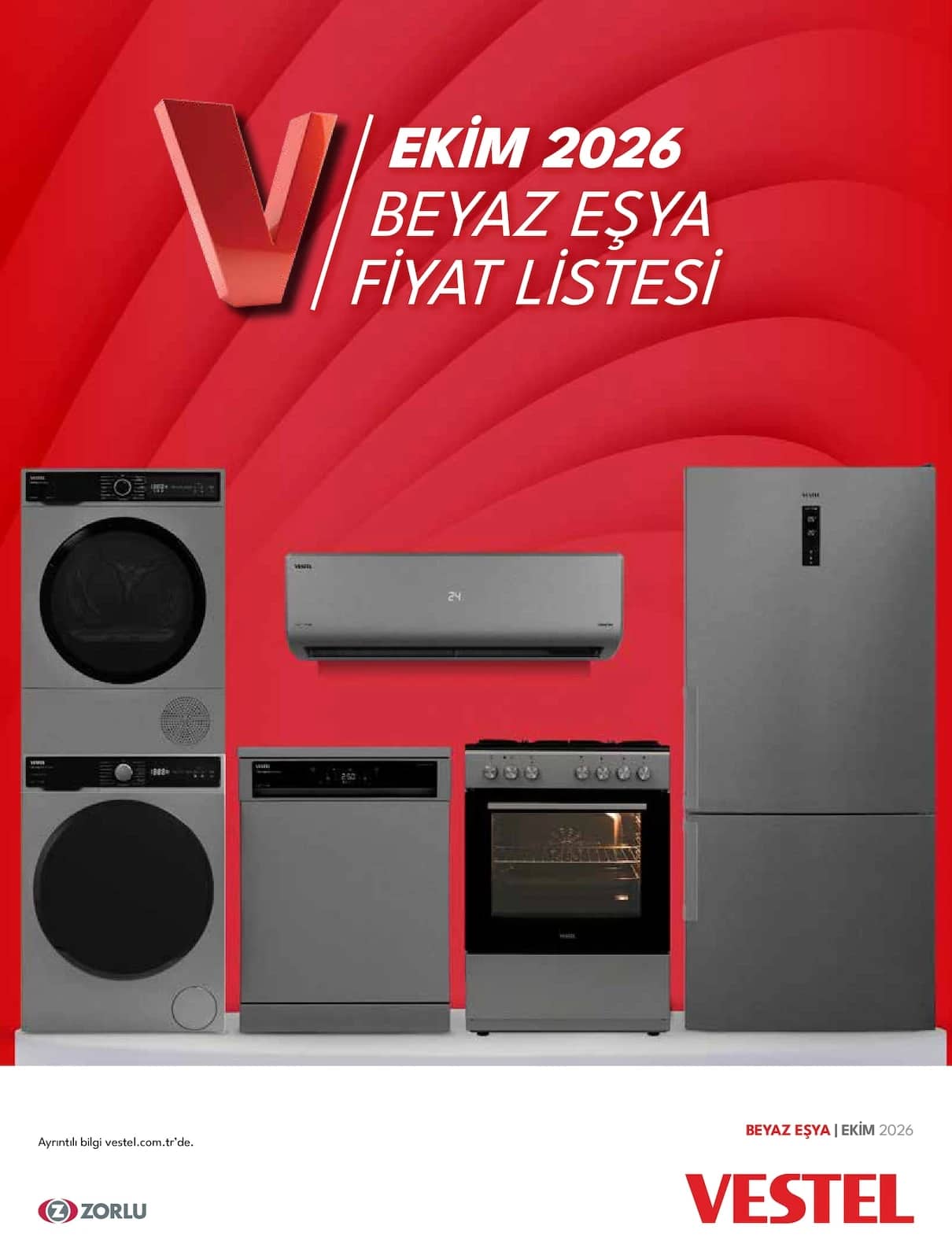 Vestel - Beyaz Eşya Broşürü 02 Ekim - 02 Kasım 2026 - Sayfa 1
