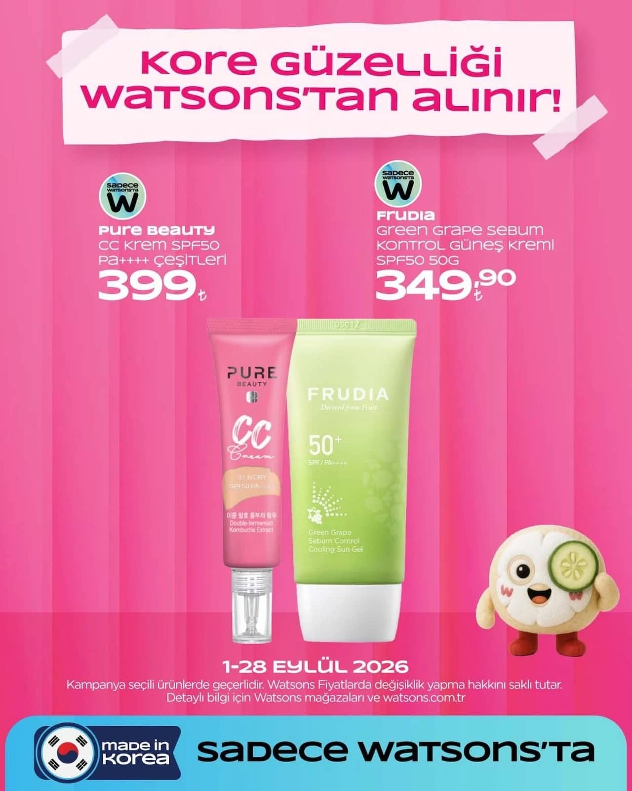 Watsons - Facebook Paylaşımı 01 - 28 Eylül 2026 - Sayfa 1