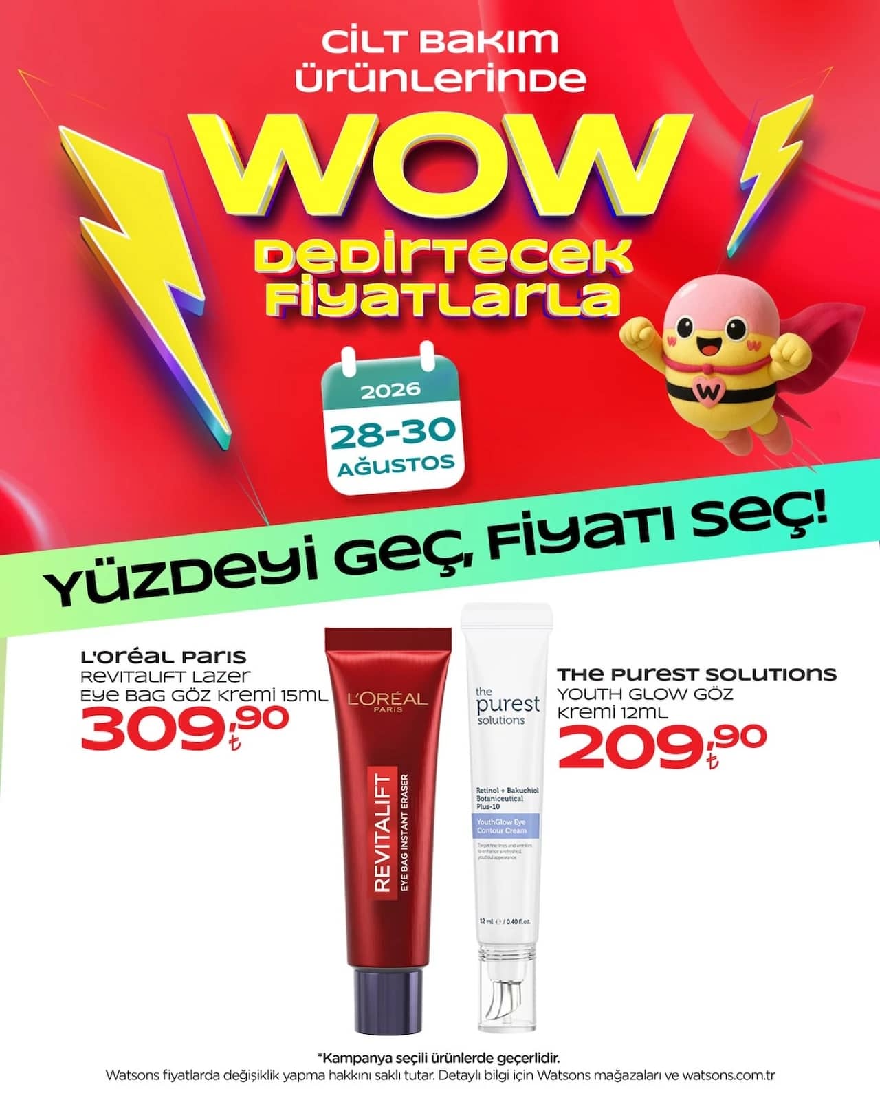 Watsons - Instagram Post'u 28 - 30 Ağustos 2026 - Sayfa 1