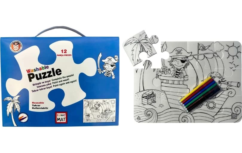 Akademi Çocuk Funny Mat Puzzle  99₺