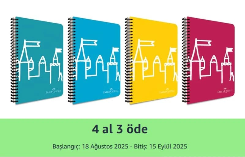 Amazon’da Defterlerde 4 Al 3 Öde!