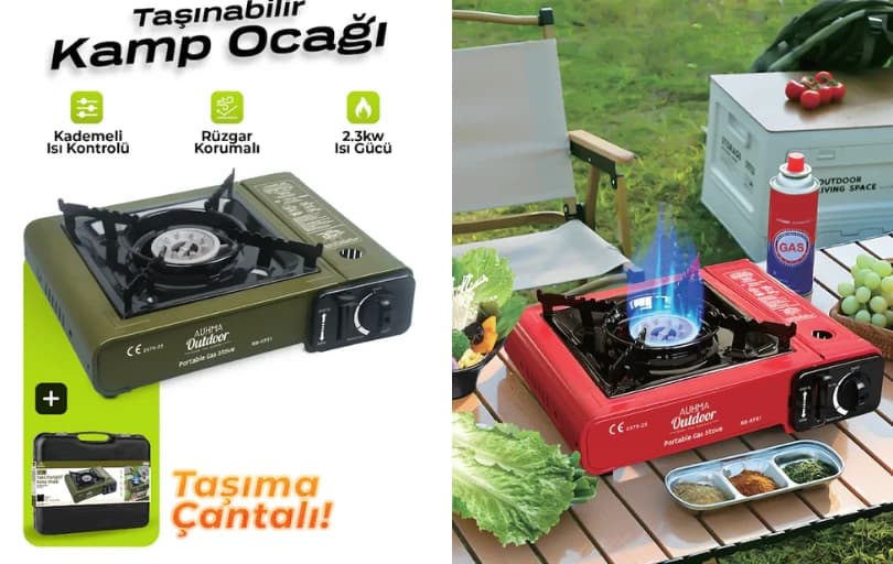 Auhma Portatif Kamp Ocağı 774₺